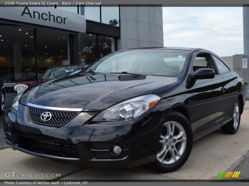 Black / Dark Charcoal 2008 Toyota Solara SE Coupe