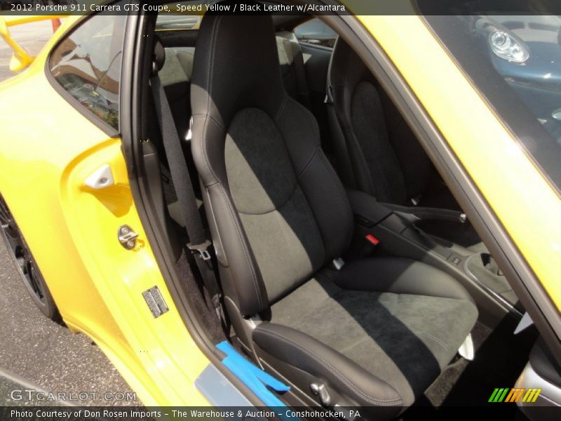 Speed Yellow / Black Leather w/Alcantara 2012 Porsche 911 Carrera GTS Coupe