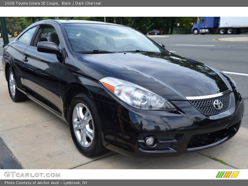 Black / Dark Charcoal 2008 Toyota Solara SE Coupe