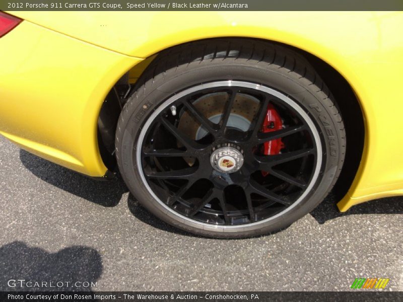 Speed Yellow / Black Leather w/Alcantara 2012 Porsche 911 Carrera GTS Coupe