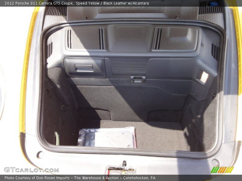Speed Yellow / Black Leather w/Alcantara 2012 Porsche 911 Carrera GTS Coupe