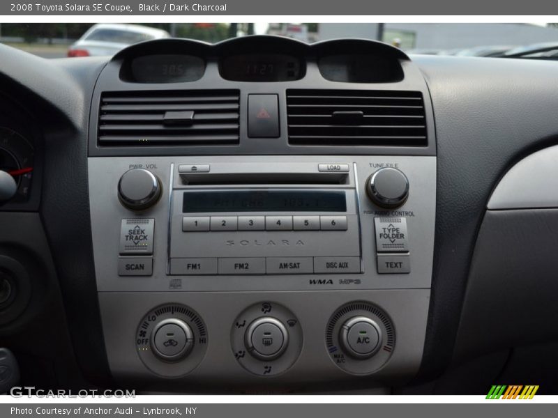 Controls of 2008 Solara SE Coupe