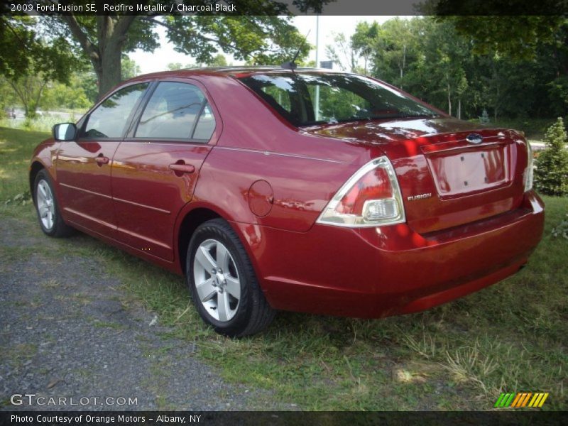 Redfire Metallic / Charcoal Black 2009 Ford Fusion SE