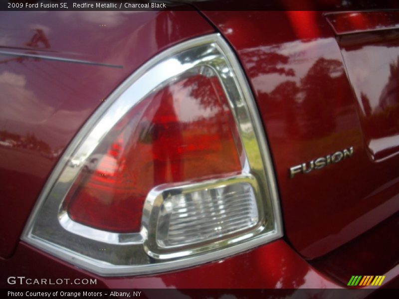 Redfire Metallic / Charcoal Black 2009 Ford Fusion SE