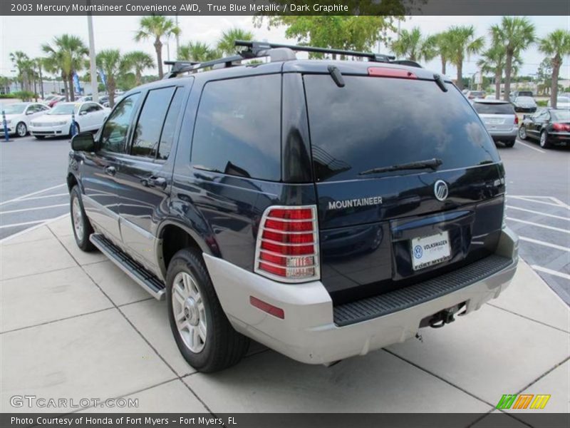 True Blue Metallic / Dark Graphite 2003 Mercury Mountaineer Convenience AWD