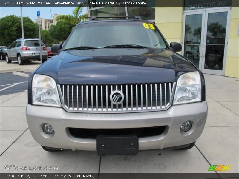 True Blue Metallic / Dark Graphite 2003 Mercury Mountaineer Convenience AWD