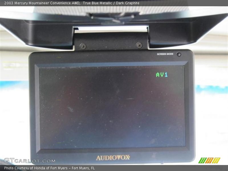 True Blue Metallic / Dark Graphite 2003 Mercury Mountaineer Convenience AWD