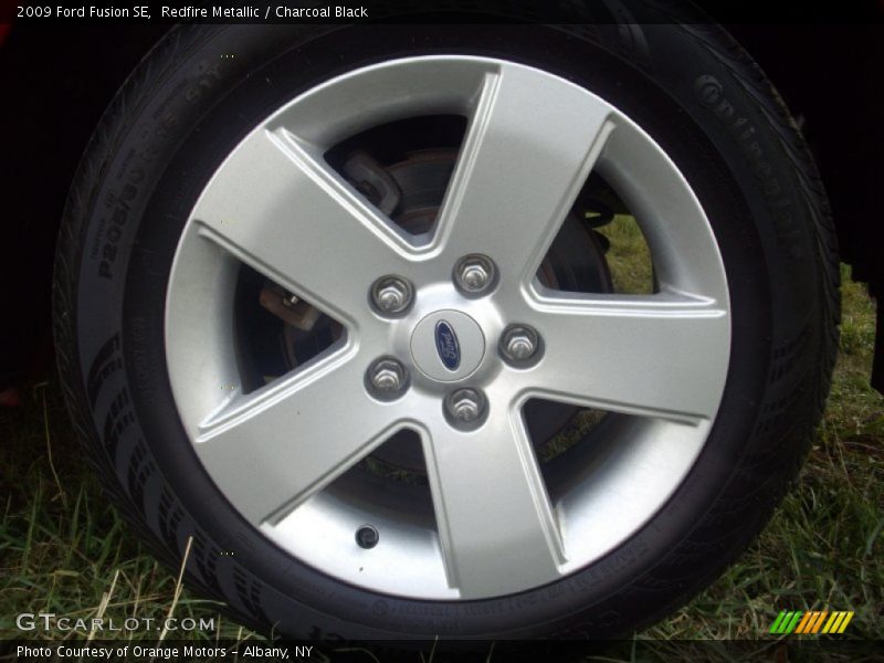 Redfire Metallic / Charcoal Black 2009 Ford Fusion SE