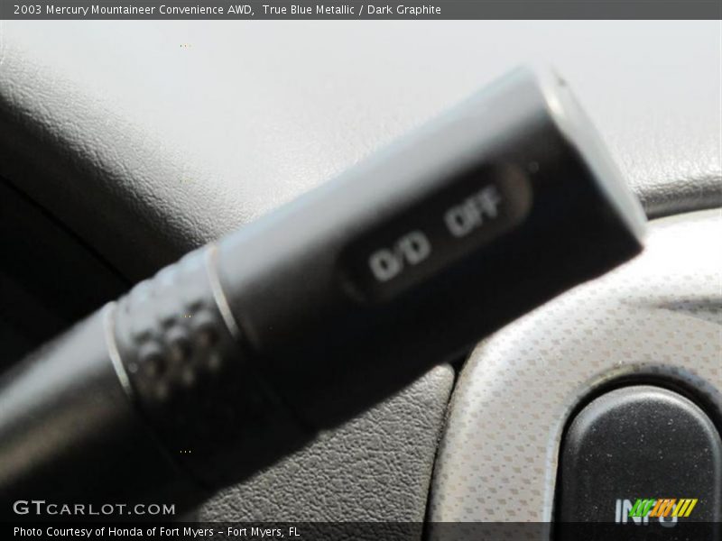 True Blue Metallic / Dark Graphite 2003 Mercury Mountaineer Convenience AWD