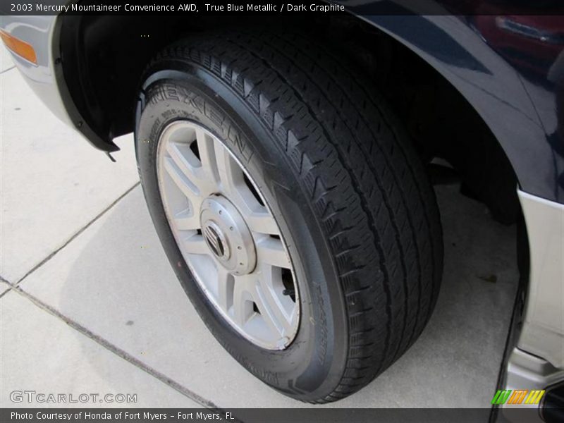 True Blue Metallic / Dark Graphite 2003 Mercury Mountaineer Convenience AWD