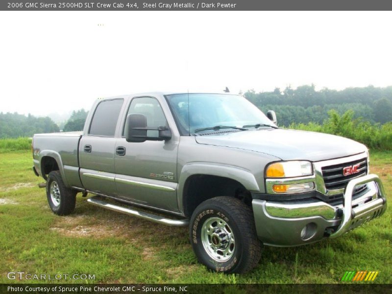 Steel Gray Metallic / Dark Pewter 2006 GMC Sierra 2500HD SLT Crew Cab 4x4