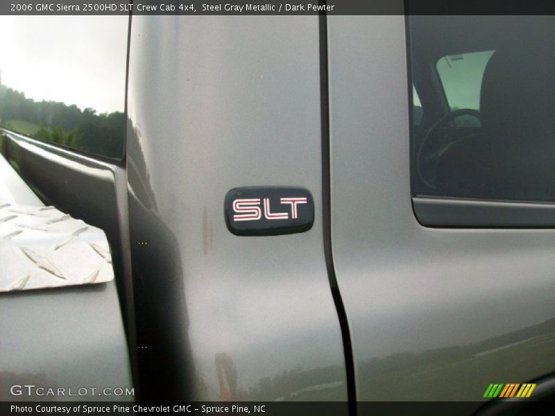 Steel Gray Metallic / Dark Pewter 2006 GMC Sierra 2500HD SLT Crew Cab 4x4