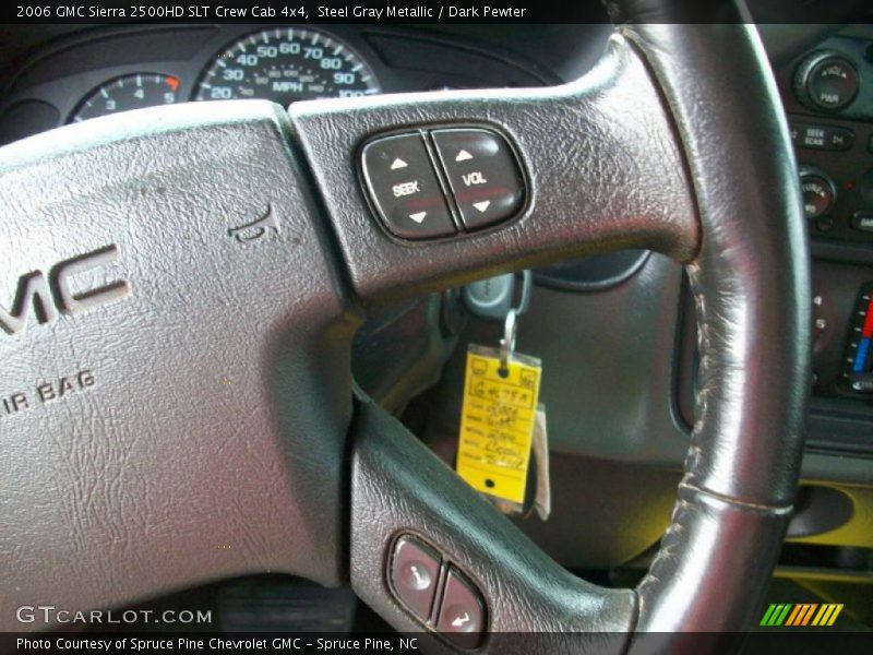 Steel Gray Metallic / Dark Pewter 2006 GMC Sierra 2500HD SLT Crew Cab 4x4