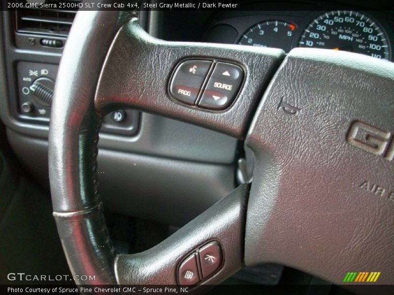 Steel Gray Metallic / Dark Pewter 2006 GMC Sierra 2500HD SLT Crew Cab 4x4