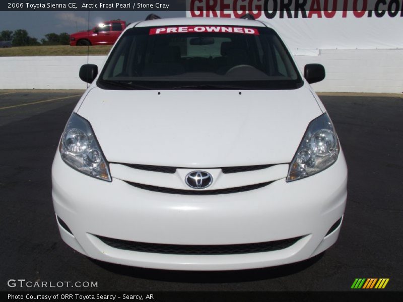 Arctic Frost Pearl / Stone Gray 2006 Toyota Sienna CE