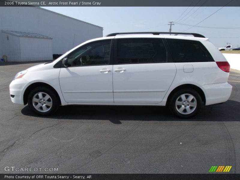 Arctic Frost Pearl / Stone Gray 2006 Toyota Sienna CE