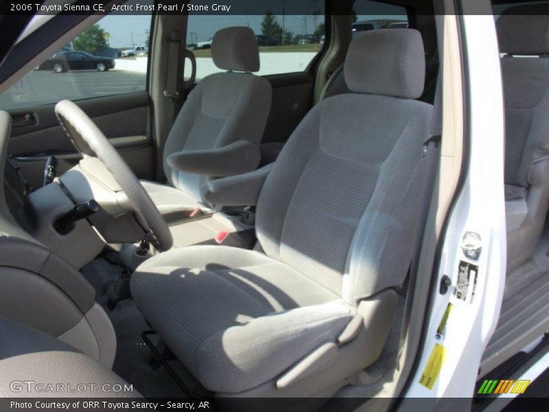 Arctic Frost Pearl / Stone Gray 2006 Toyota Sienna CE