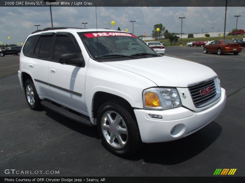 Summit White / Light Gray 2008 GMC Envoy SLT