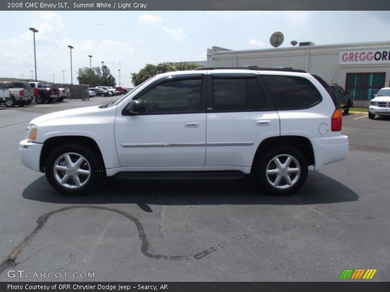 Summit White / Light Gray 2008 GMC Envoy SLT