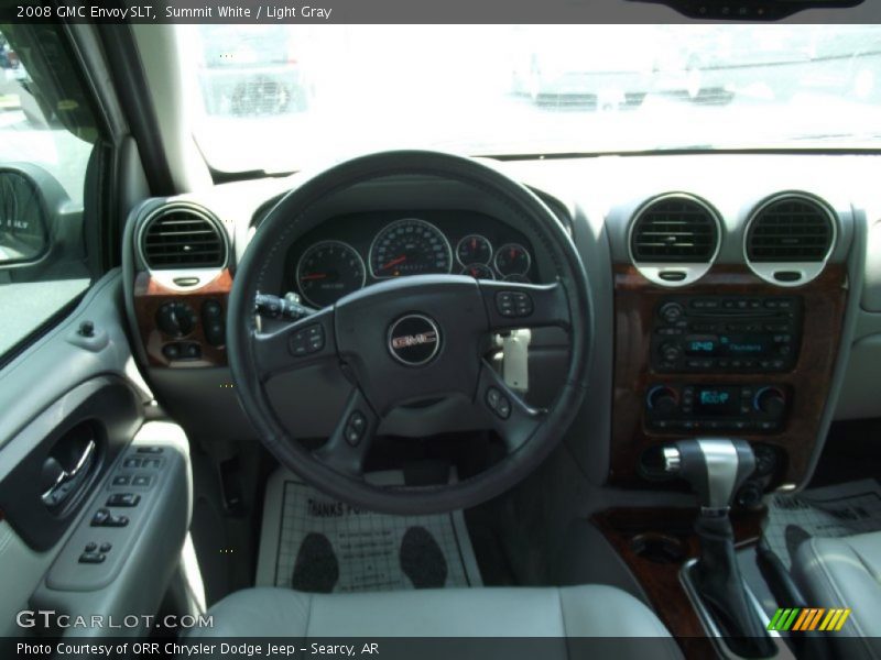 Summit White / Light Gray 2008 GMC Envoy SLT