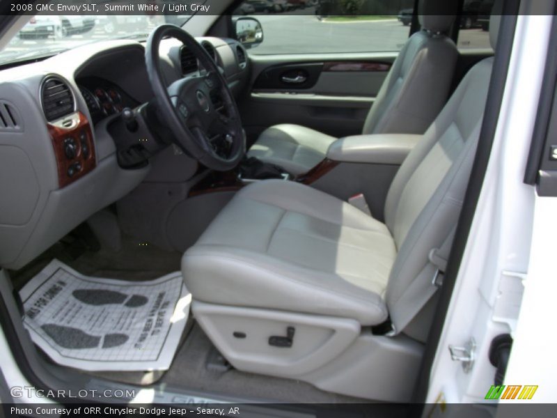 Summit White / Light Gray 2008 GMC Envoy SLT