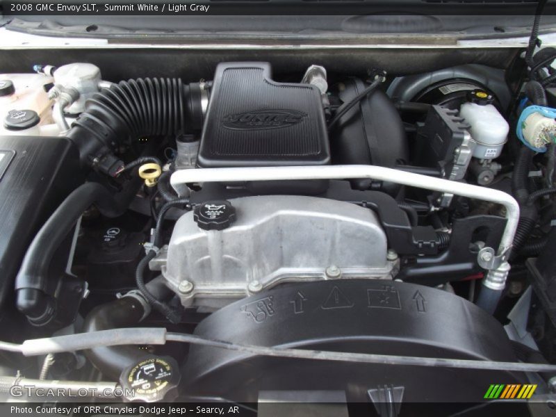 Summit White / Light Gray 2008 GMC Envoy SLT
