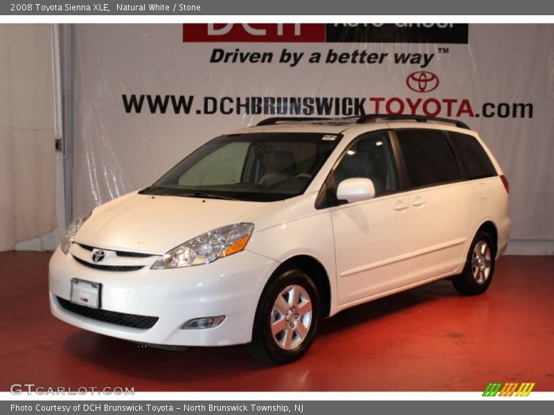 Natural White / Stone 2008 Toyota Sienna XLE