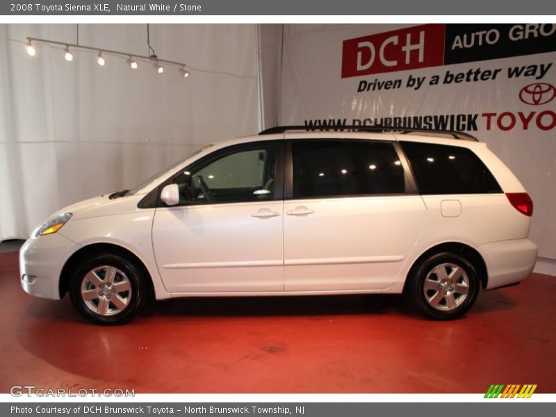 Natural White / Stone 2008 Toyota Sienna XLE