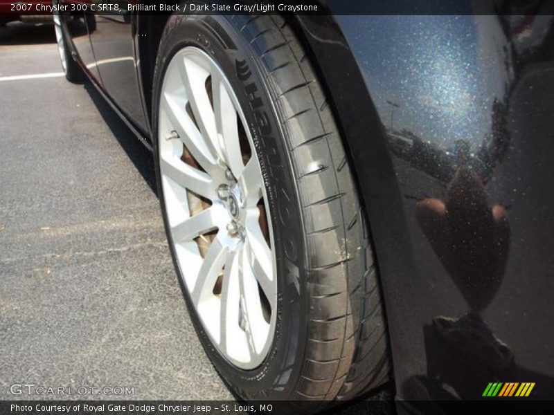 Brilliant Black / Dark Slate Gray/Light Graystone 2007 Chrysler 300 C SRT8