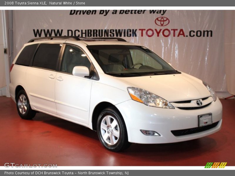 Natural White / Stone 2008 Toyota Sienna XLE