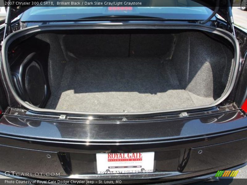 Brilliant Black / Dark Slate Gray/Light Graystone 2007 Chrysler 300 C SRT8