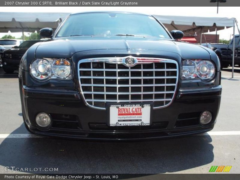 Brilliant Black / Dark Slate Gray/Light Graystone 2007 Chrysler 300 C SRT8