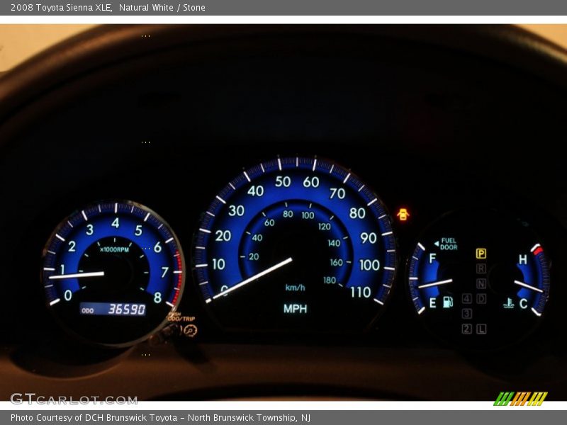 Natural White / Stone 2008 Toyota Sienna XLE