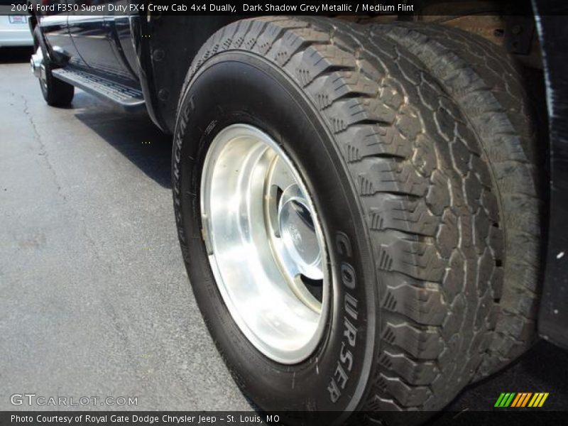 Dark Shadow Grey Metallic / Medium Flint 2004 Ford F350 Super Duty FX4 Crew Cab 4x4 Dually