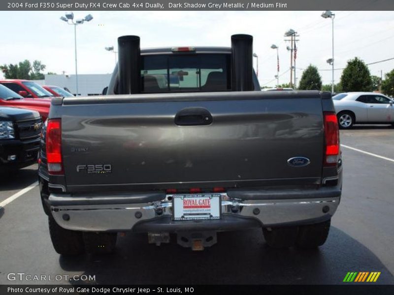 Dark Shadow Grey Metallic / Medium Flint 2004 Ford F350 Super Duty FX4 Crew Cab 4x4 Dually