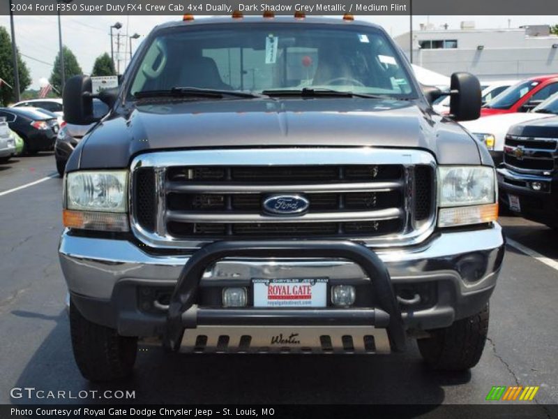 Dark Shadow Grey Metallic / Medium Flint 2004 Ford F350 Super Duty FX4 Crew Cab 4x4 Dually