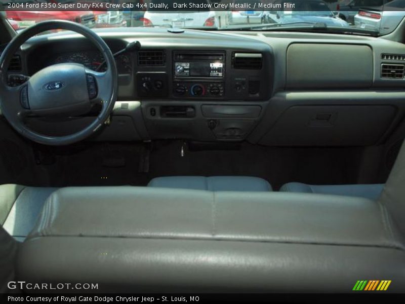 Dark Shadow Grey Metallic / Medium Flint 2004 Ford F350 Super Duty FX4 Crew Cab 4x4 Dually