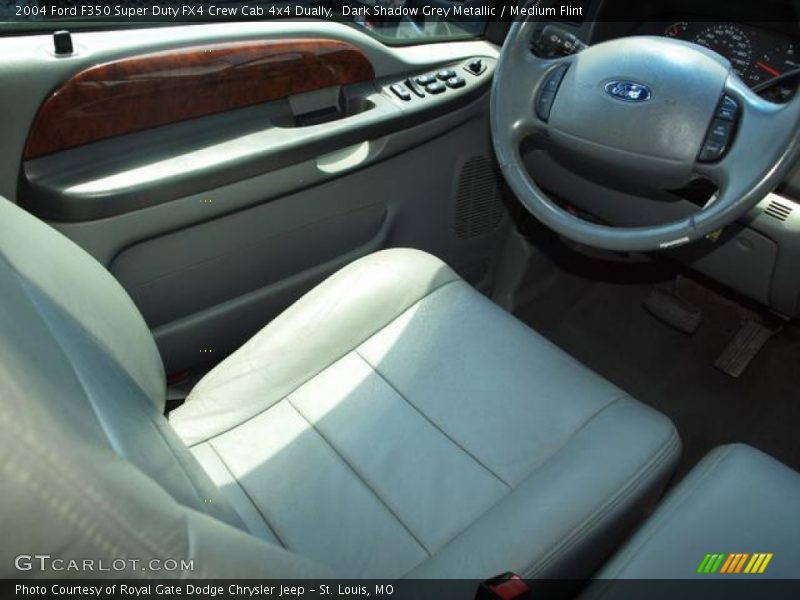 Dark Shadow Grey Metallic / Medium Flint 2004 Ford F350 Super Duty FX4 Crew Cab 4x4 Dually