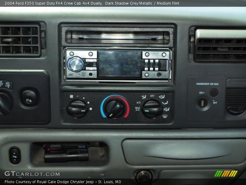 Dark Shadow Grey Metallic / Medium Flint 2004 Ford F350 Super Duty FX4 Crew Cab 4x4 Dually