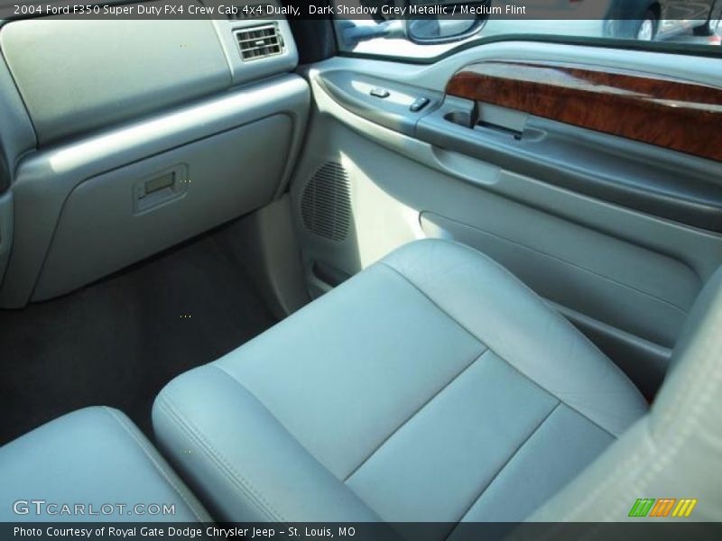 Dark Shadow Grey Metallic / Medium Flint 2004 Ford F350 Super Duty FX4 Crew Cab 4x4 Dually
