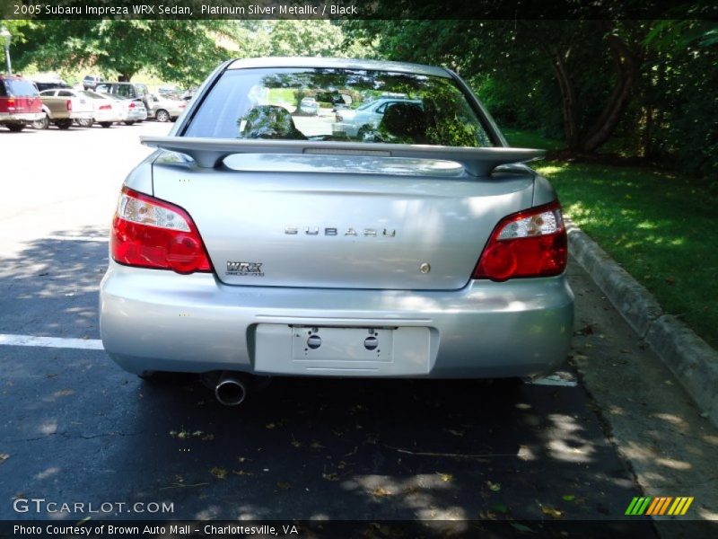 Platinum Silver Metallic / Black 2005 Subaru Impreza WRX Sedan