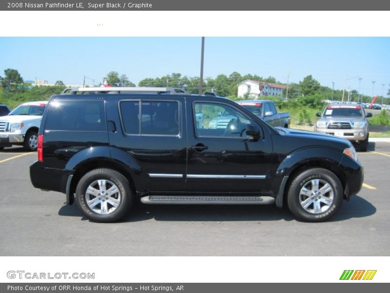 Super Black / Graphite 2008 Nissan Pathfinder LE