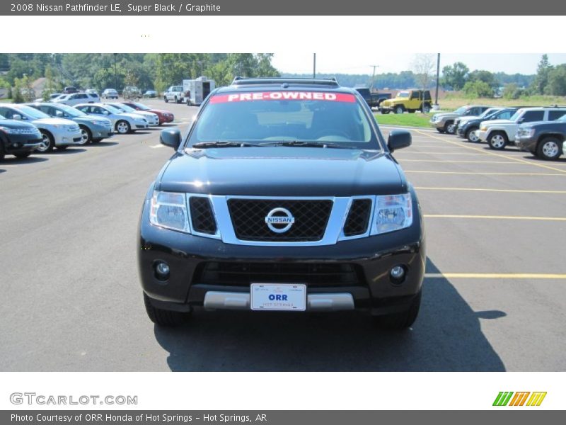 Super Black / Graphite 2008 Nissan Pathfinder LE