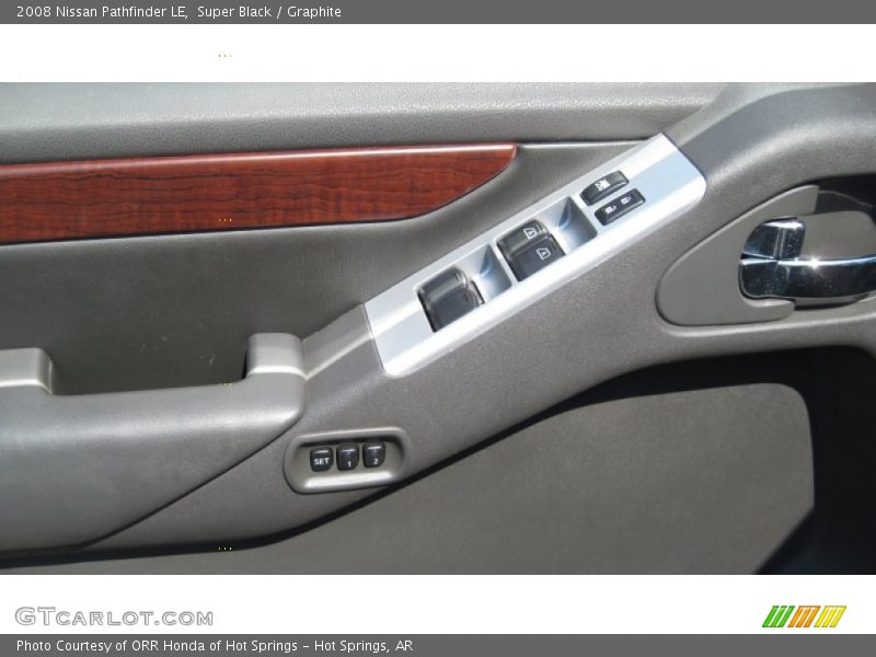 Super Black / Graphite 2008 Nissan Pathfinder LE