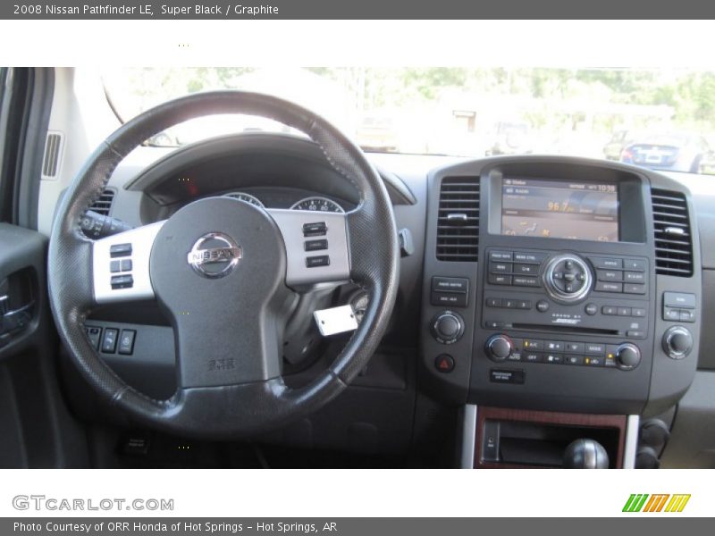 Super Black / Graphite 2008 Nissan Pathfinder LE