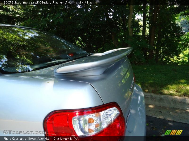 Platinum Silver Metallic / Black 2005 Subaru Impreza WRX Sedan