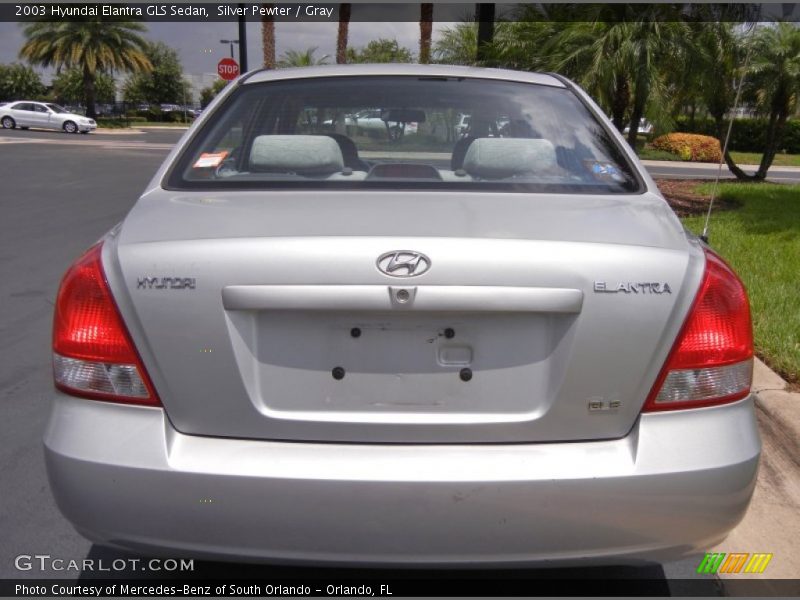 Silver Pewter / Gray 2003 Hyundai Elantra GLS Sedan