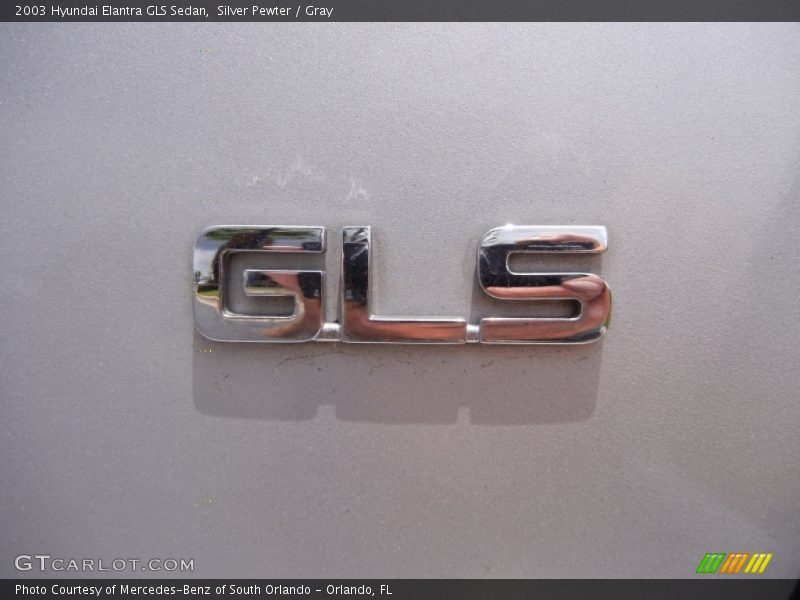 Silver Pewter / Gray 2003 Hyundai Elantra GLS Sedan