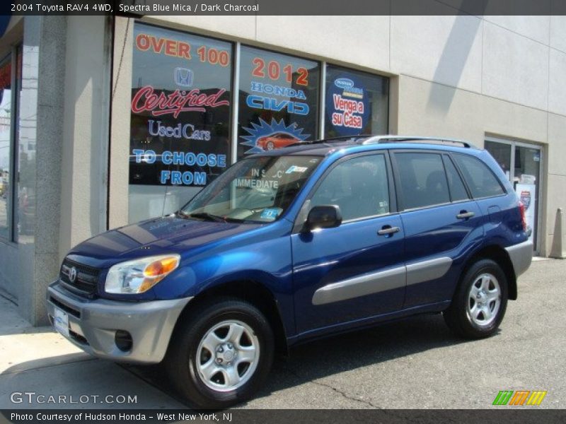 Spectra Blue Mica / Dark Charcoal 2004 Toyota RAV4 4WD