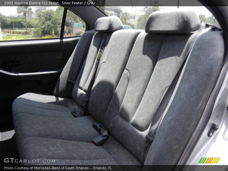 Silver Pewter / Gray 2003 Hyundai Elantra GLS Sedan